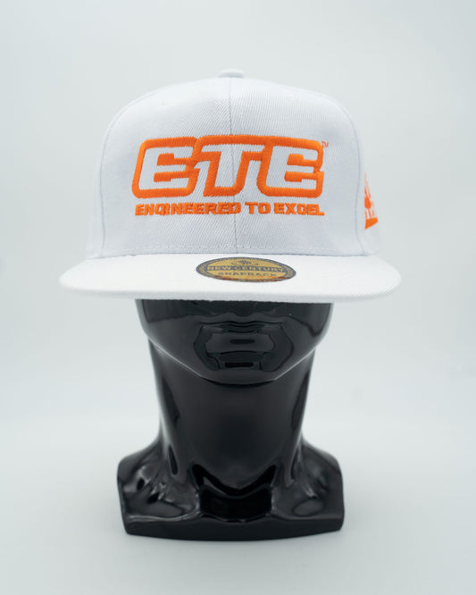 ETE White Embroidered Caps