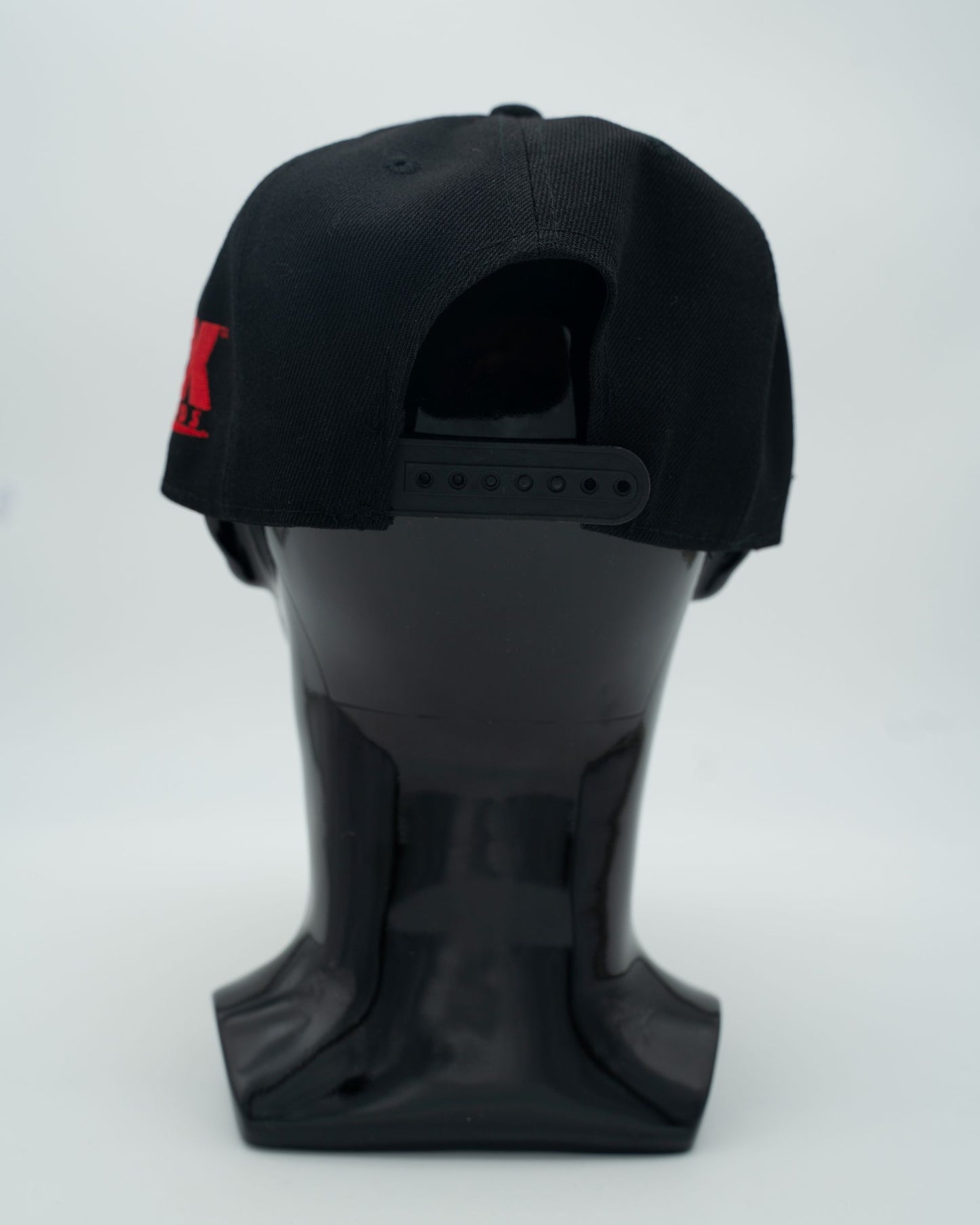 GOF Black & Red Embroidered Caps