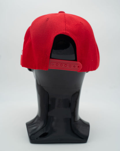 GOF Red Embroidered Caps