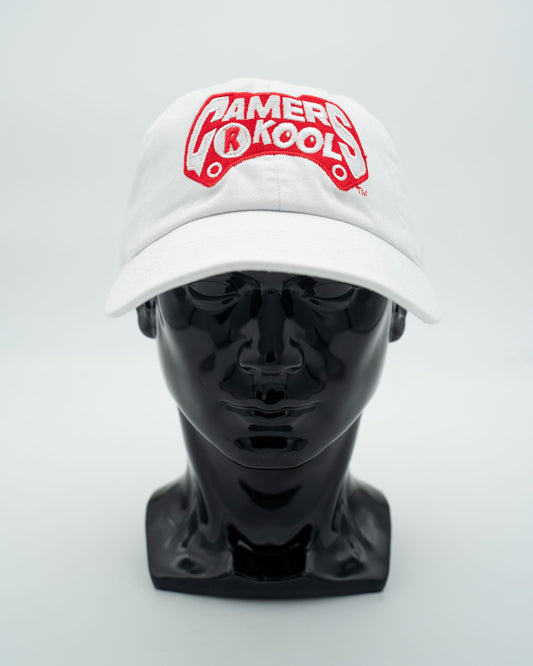 GRK White Embroidered Caps