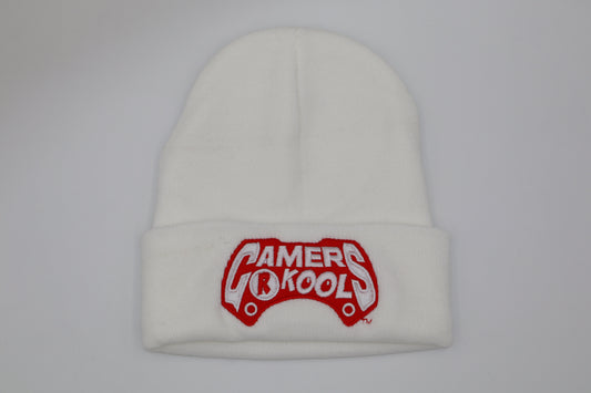 GRK White Beanie Cap