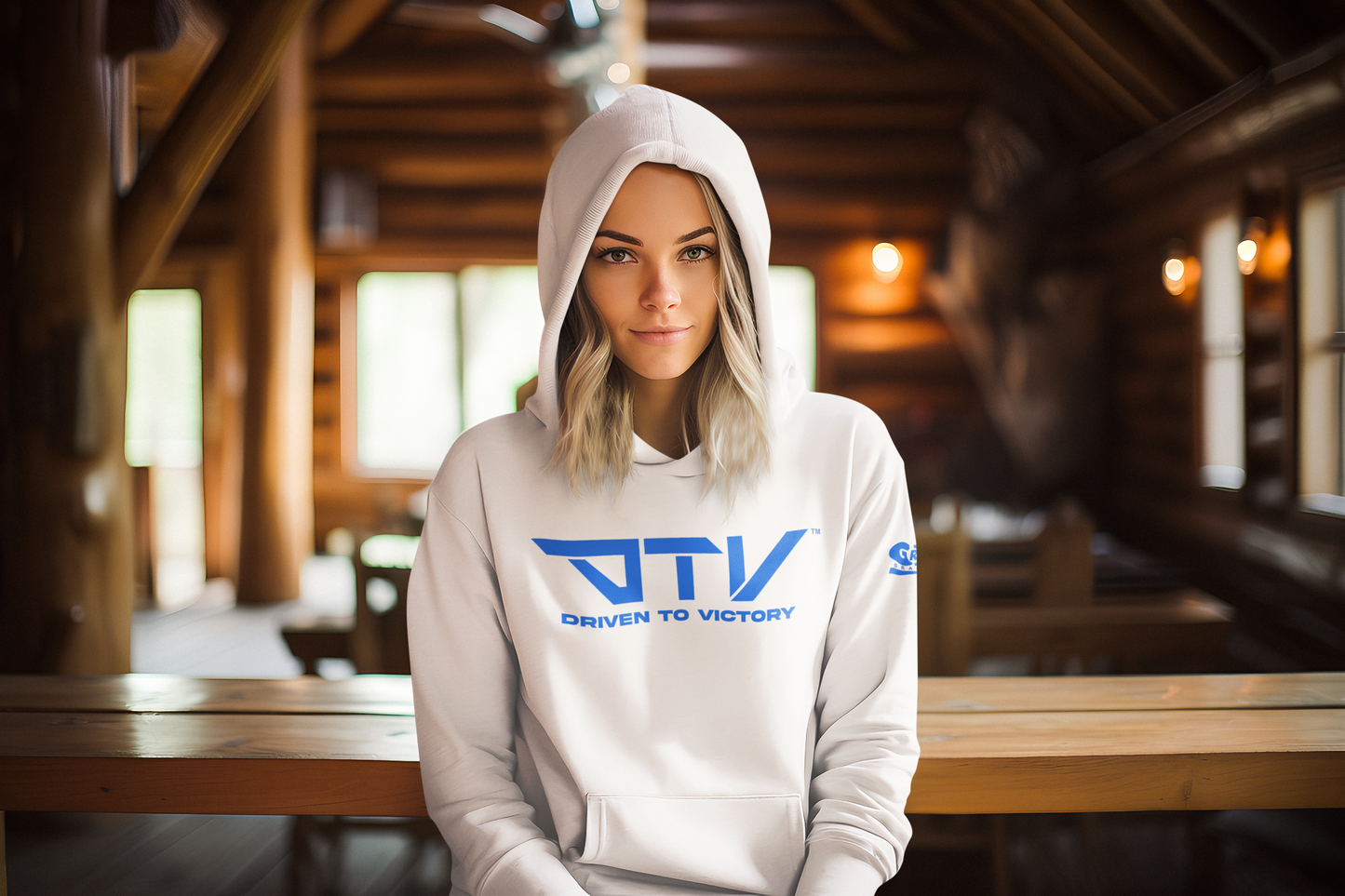 DTV White Hoodie