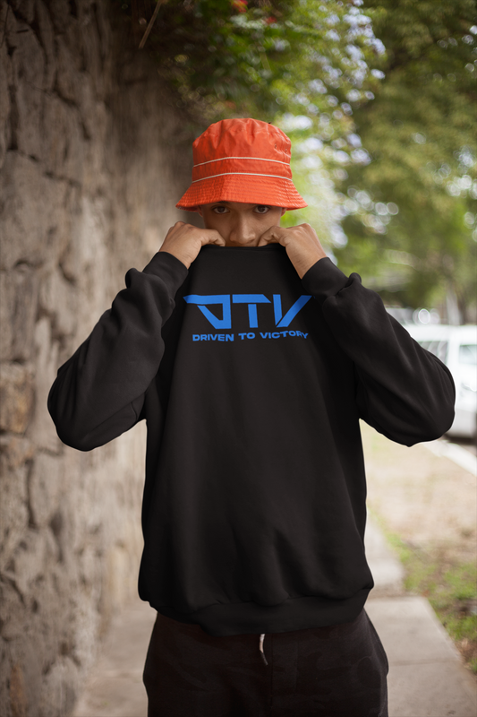 DTV Black Crewneck Sweatshirts