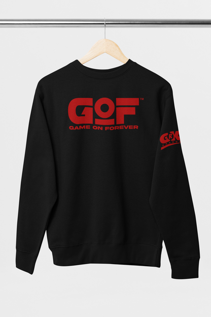 GOF Black Crewneck Sweatshirt
