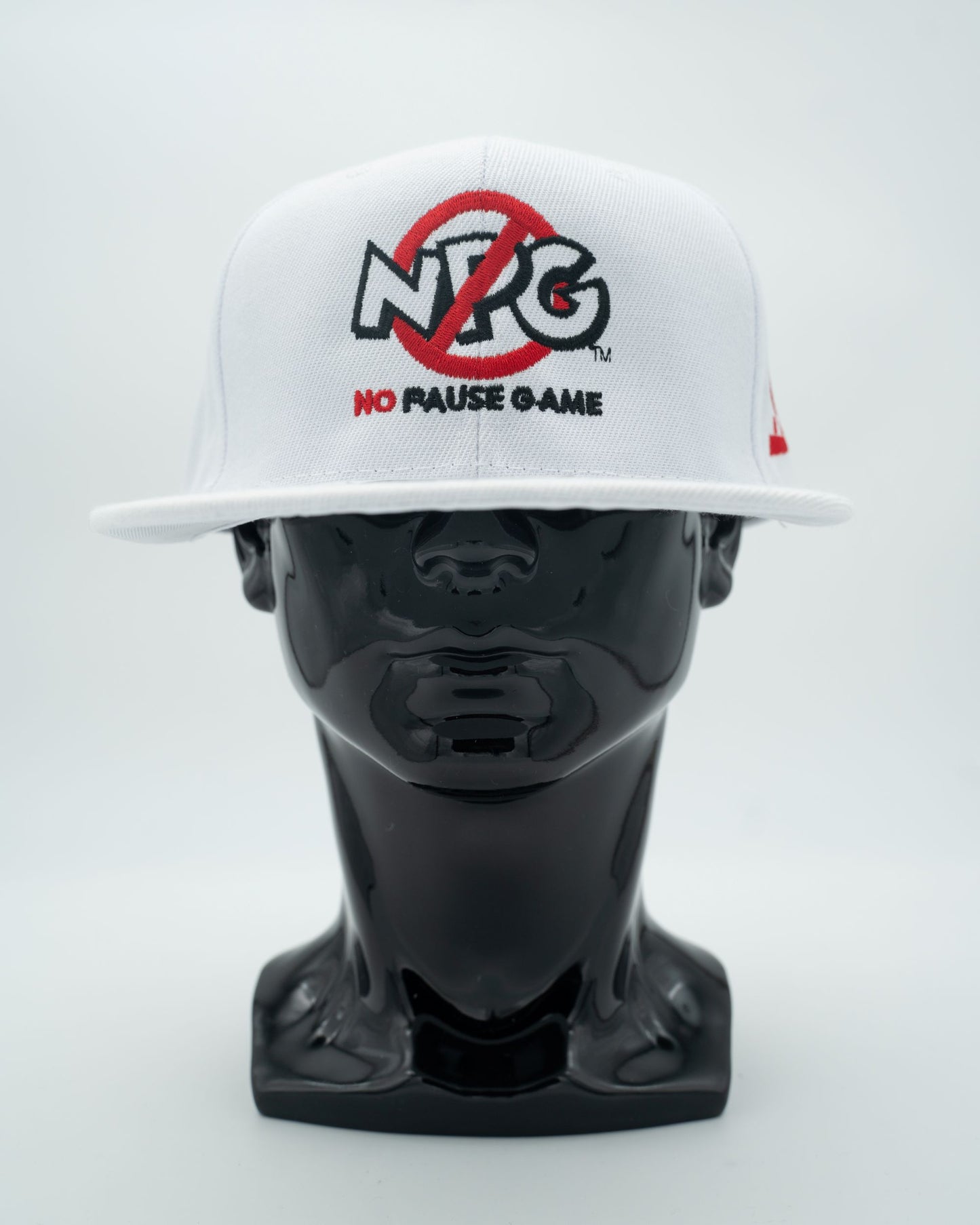 NPG White Embroidered Caps