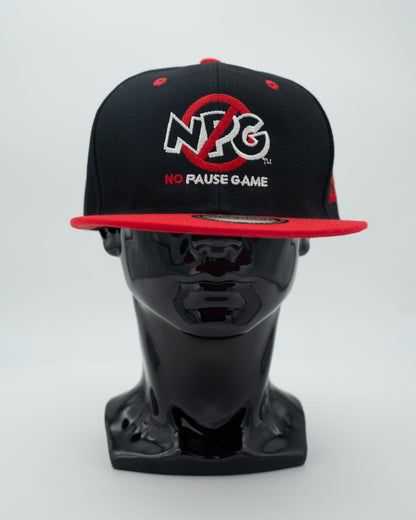 NPG Red & black Embroidered Caps