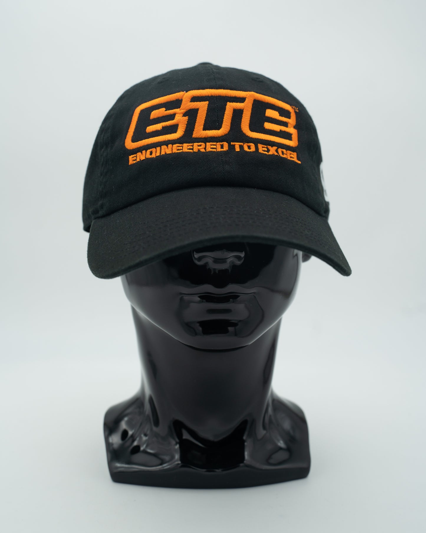 ETE Black Embroidered Caps