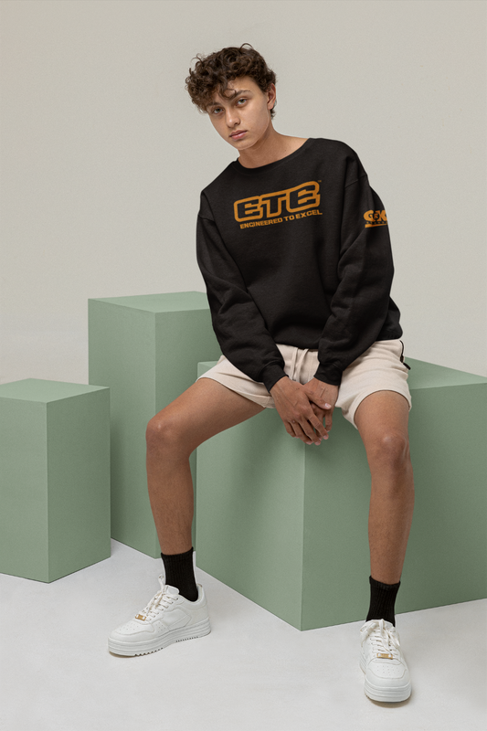 ETE Black Crewneck Sweatshirt