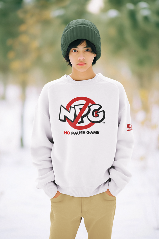 NPG White Crewneck Sweatshirt